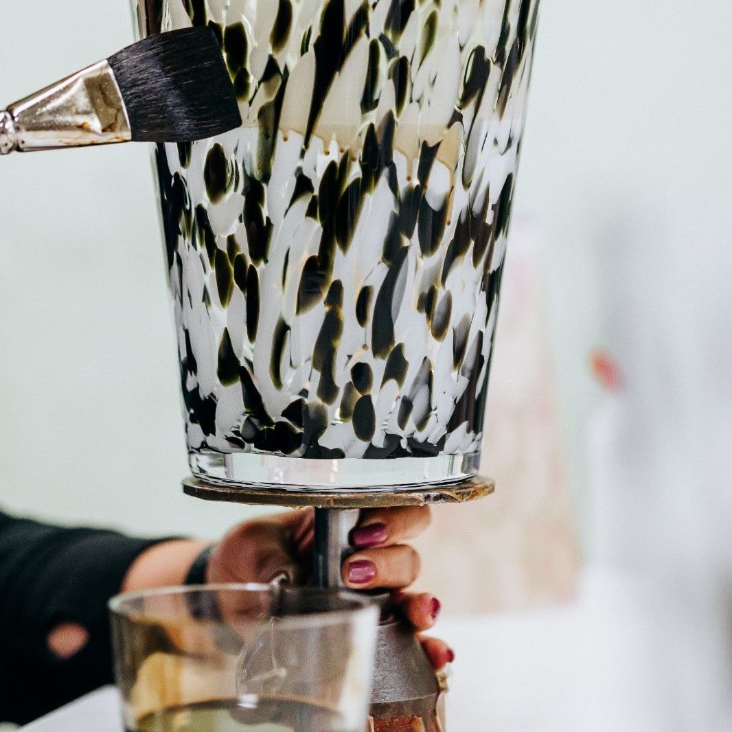Lifestyle image of Baobab Collection Pearls Black Candle variant: 21.59 lb (Max 35)