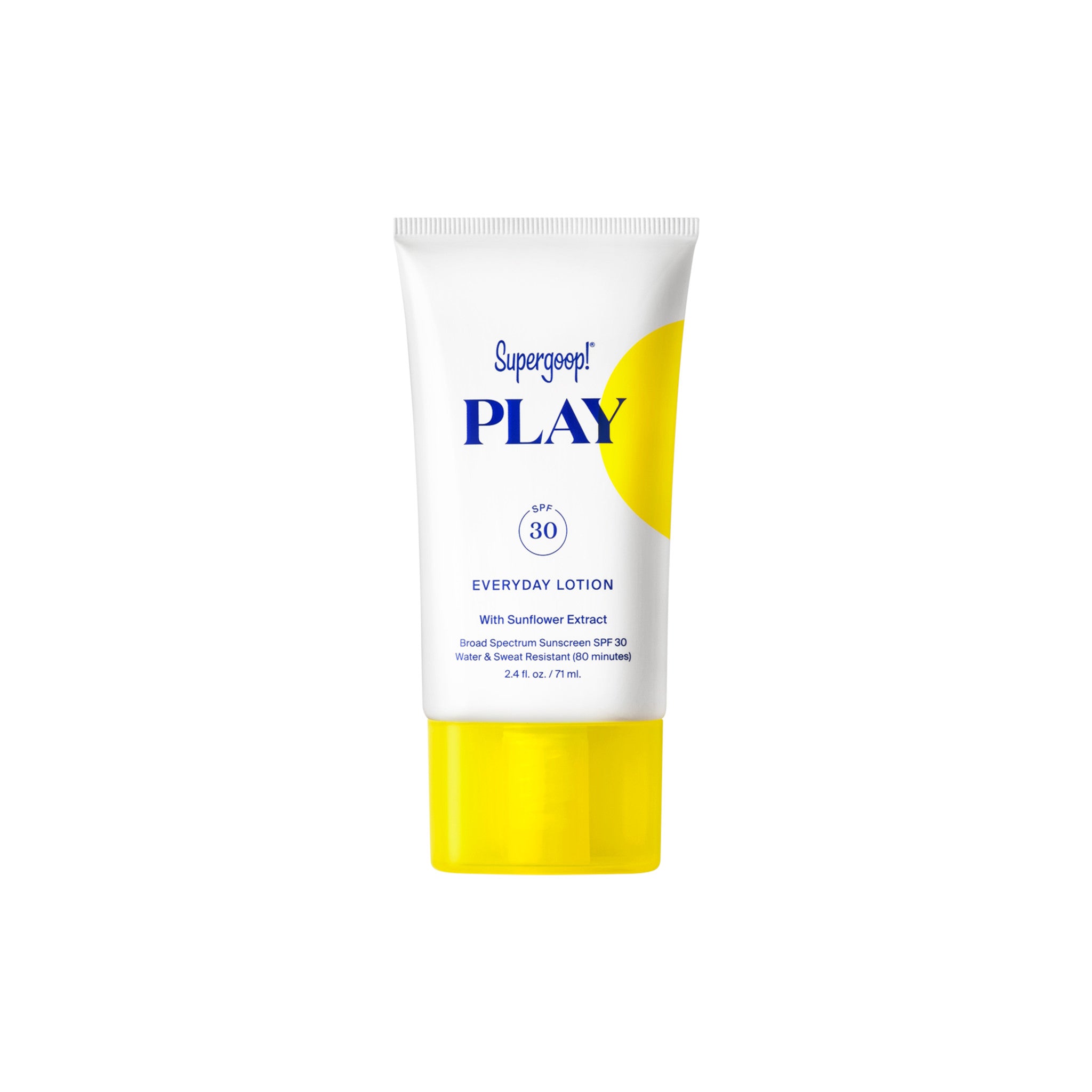 Supergoop! Play Everyday Lotion With Sunflower Extract SPF 30 Size variant: 2.4 fl oz main image.