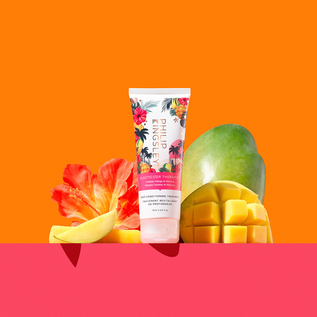 Lifestyle image of Philip Kingsley Carabao Mango and Hibiscus Elasticizer variant: 2.53 fl oz