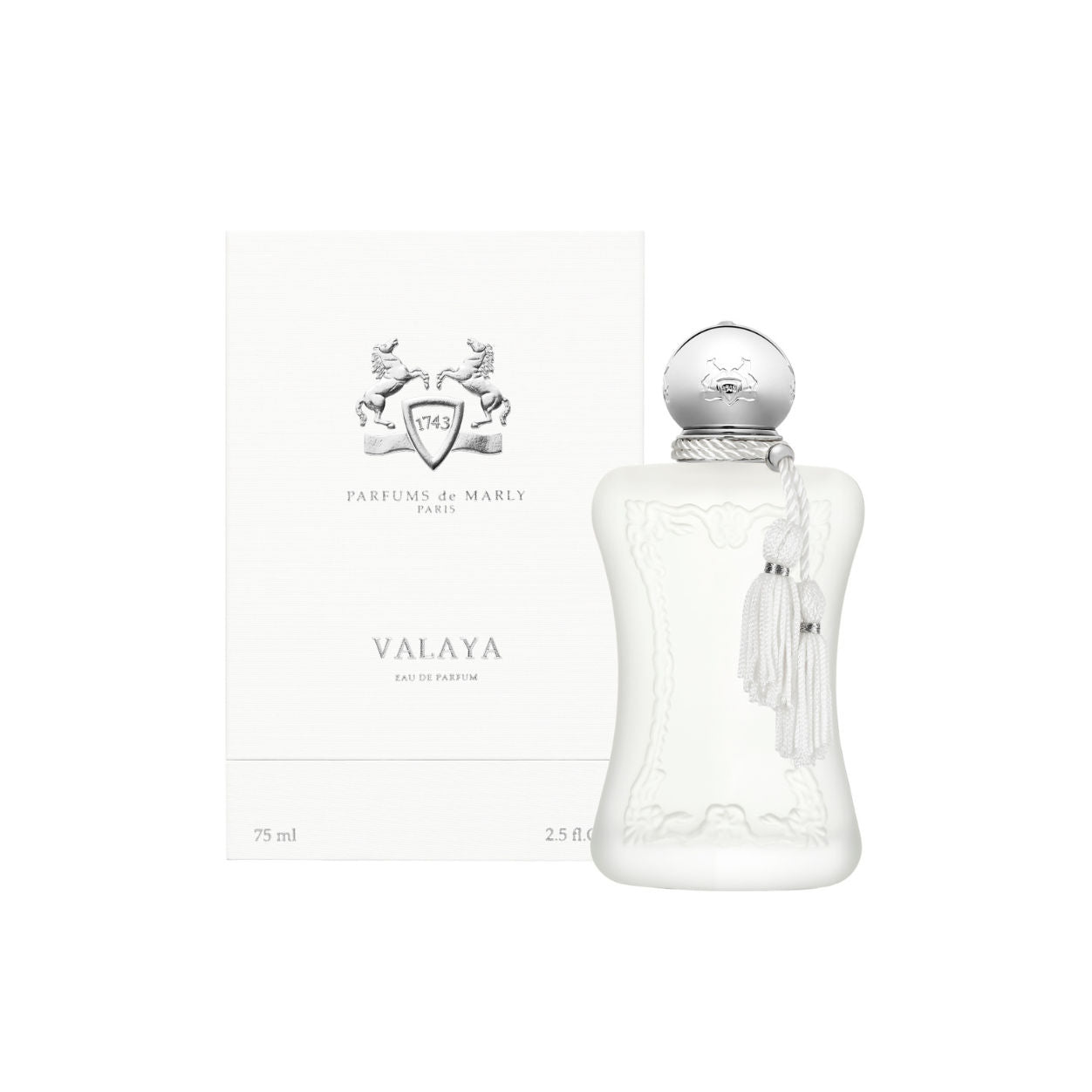 Image of the Parfums de Marly Valaya Eau de Parfum variant: 2.5 fl oz box