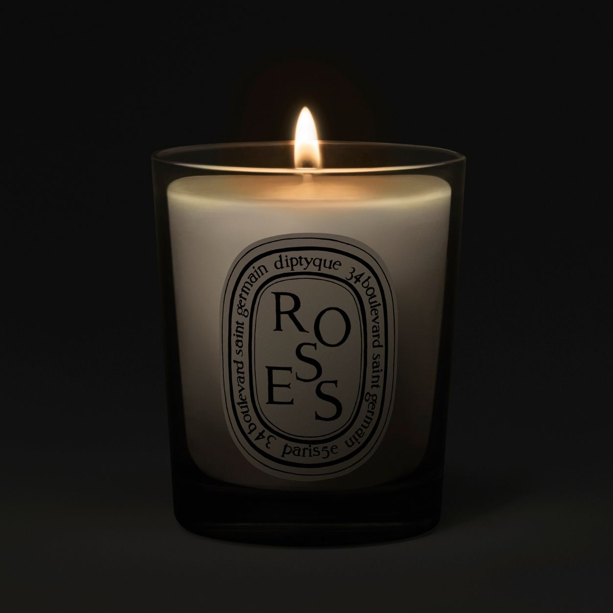 Lifestyle image of Diptyque Roses Candle variant: 2.5 oz (Small)