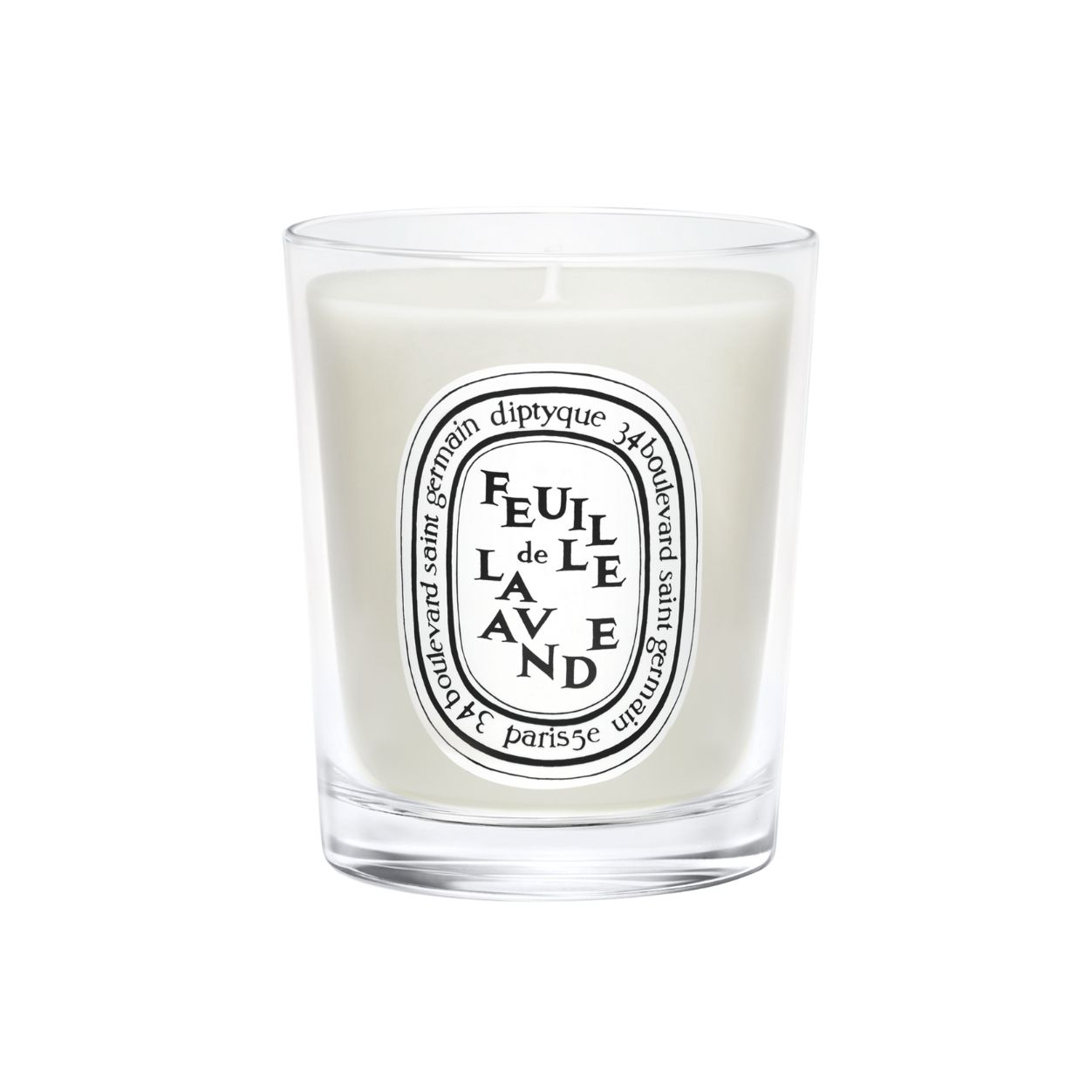 Diptyque Feuille de Lavande (Lavender Leaf) Candle variant: 2.5 oz (Small) main image