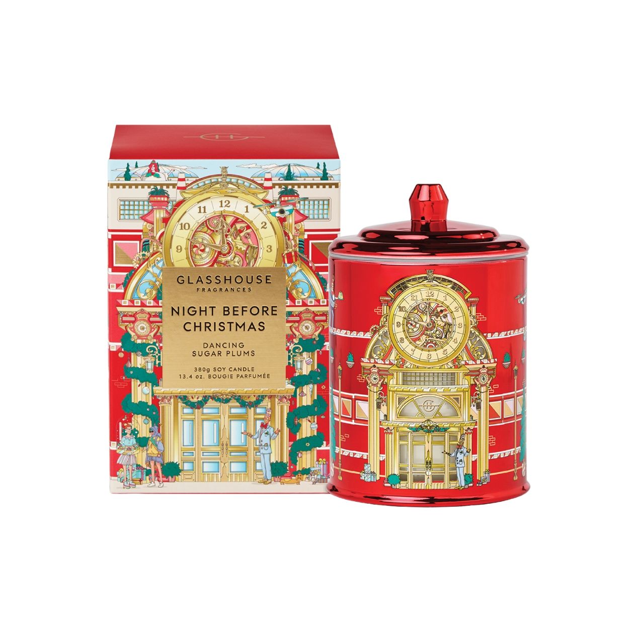 Glasshouse Night Before Christmas Candle variant: 26.8 oz (3-Wick) main image