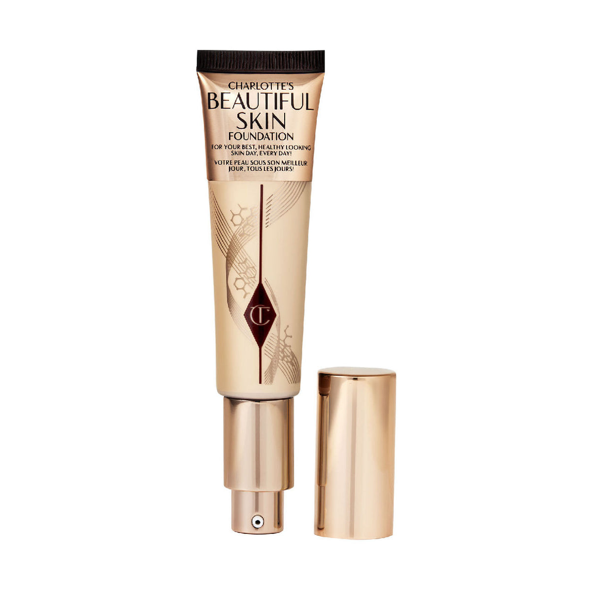 Charlotte Tilbury Charlotte's Beautiful Skin Foundation variant: 2 Warm (fair with yellow undertones) main image