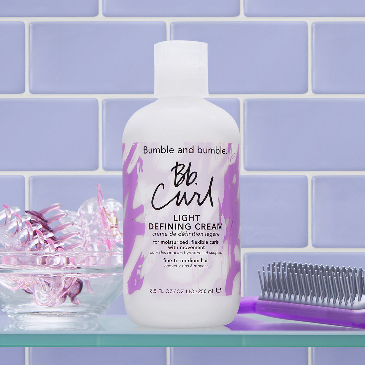 Lifestyle image of Bumble and Bumble Curl Light Defining Cream variant: 2 oz