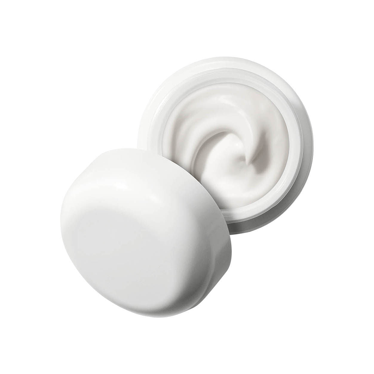 Image of an open La Mer The Moisturizing Soft Cream variant: 2 oz