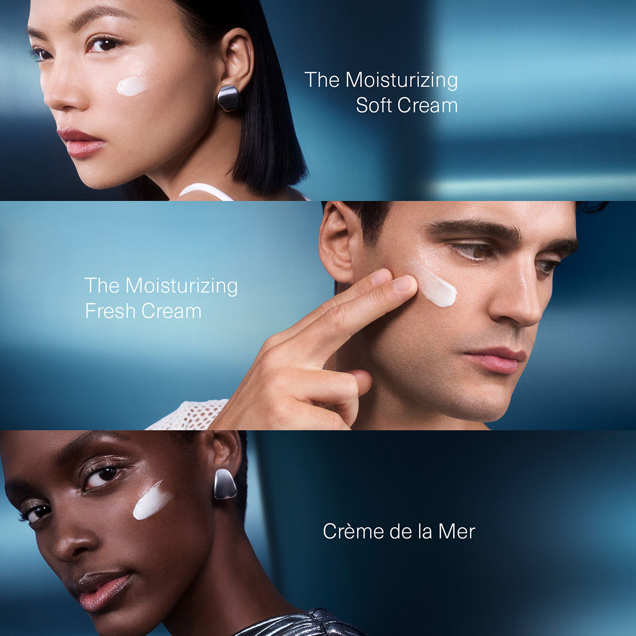 Group model image of La Mer The Moisturizing Fresh Cream