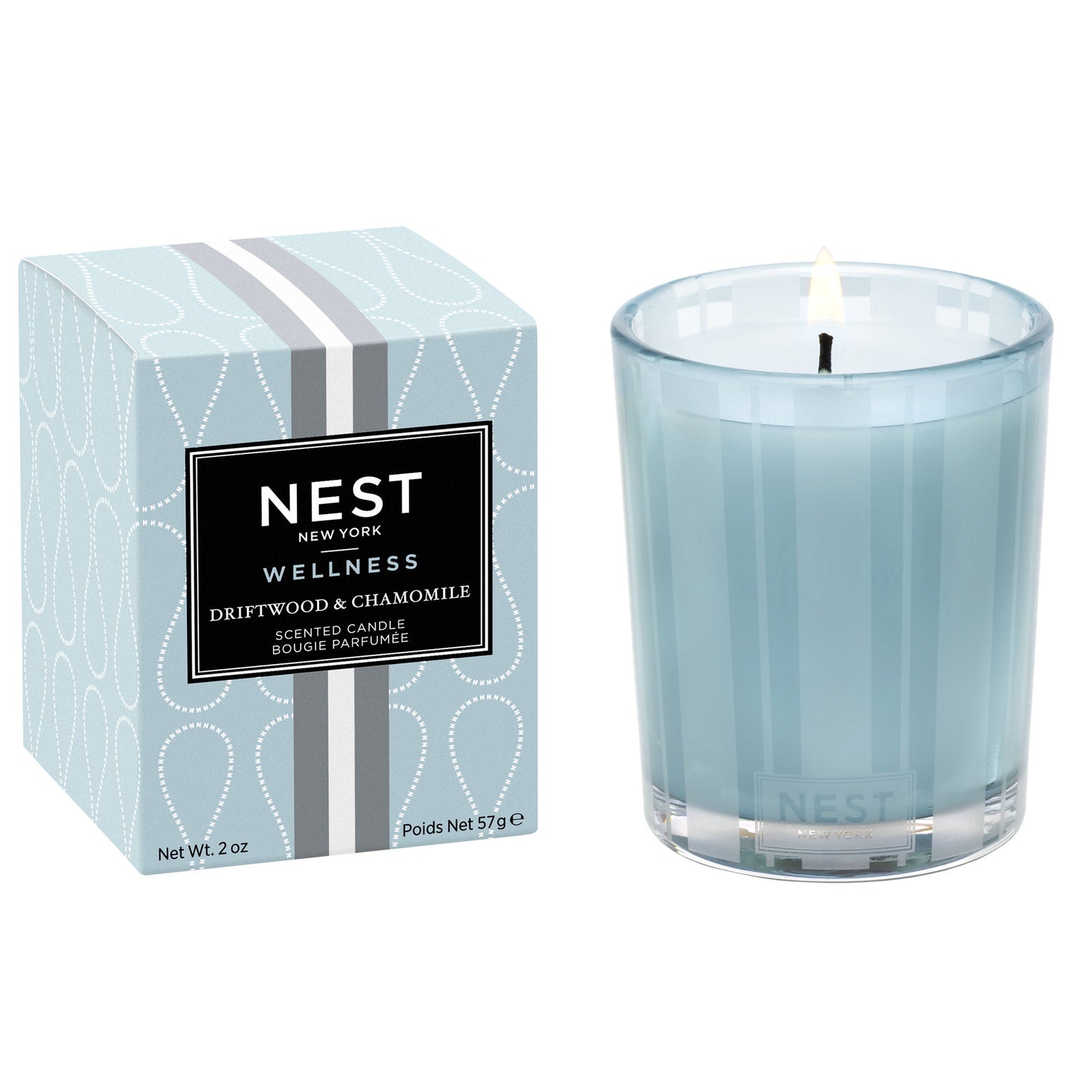 Nest Driftwood and Chamomile Candle variant: 2 oz (Votive) main image