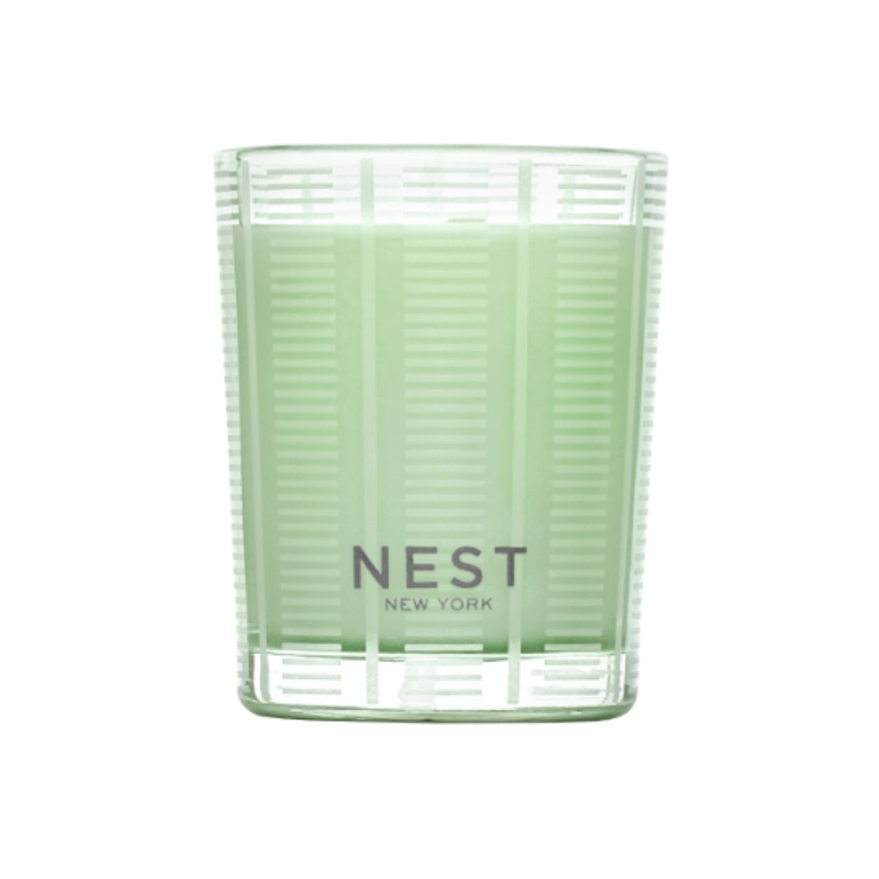 Image of an open Nest Cucumber & White Sage Candle variant: 2 oz (Votive)