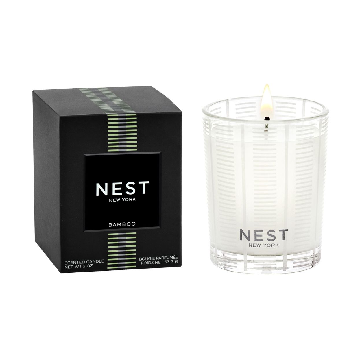 Nest Bamboo Candle variant: 2 oz (Votive) main image