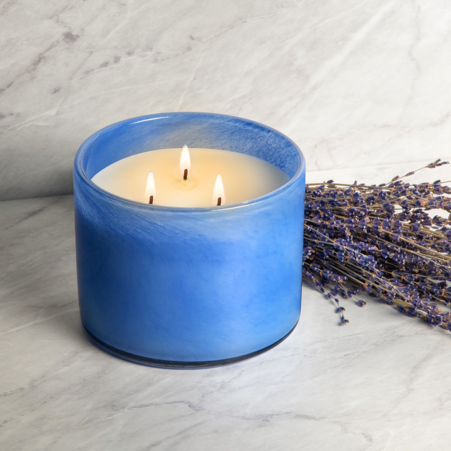 Lifestyle image of Lafco Bluemercury Classic Candle variant: 30 oz (3-Wick)