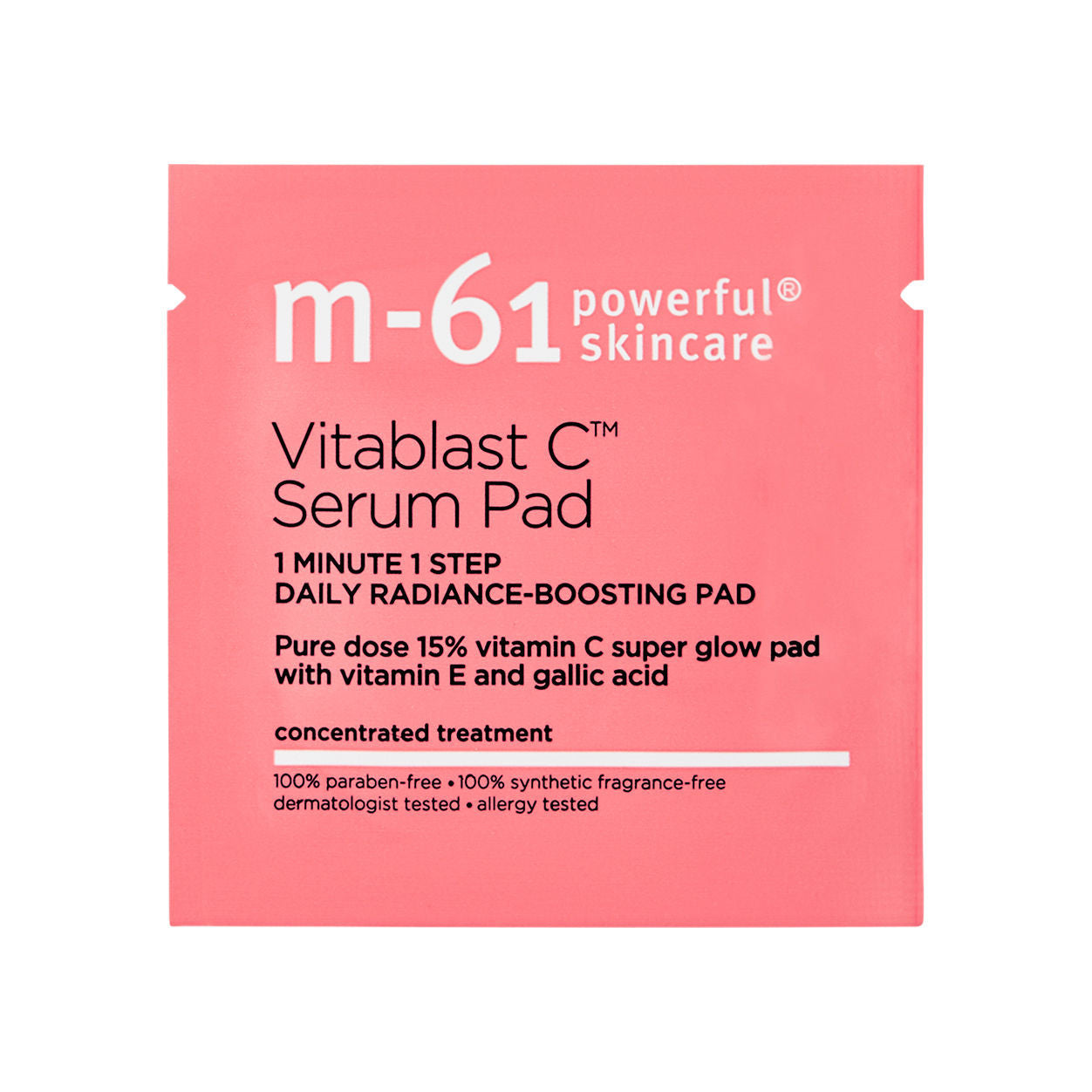 Packette image of M-61 Vitablast C Serum Pad variant: 30 treatments