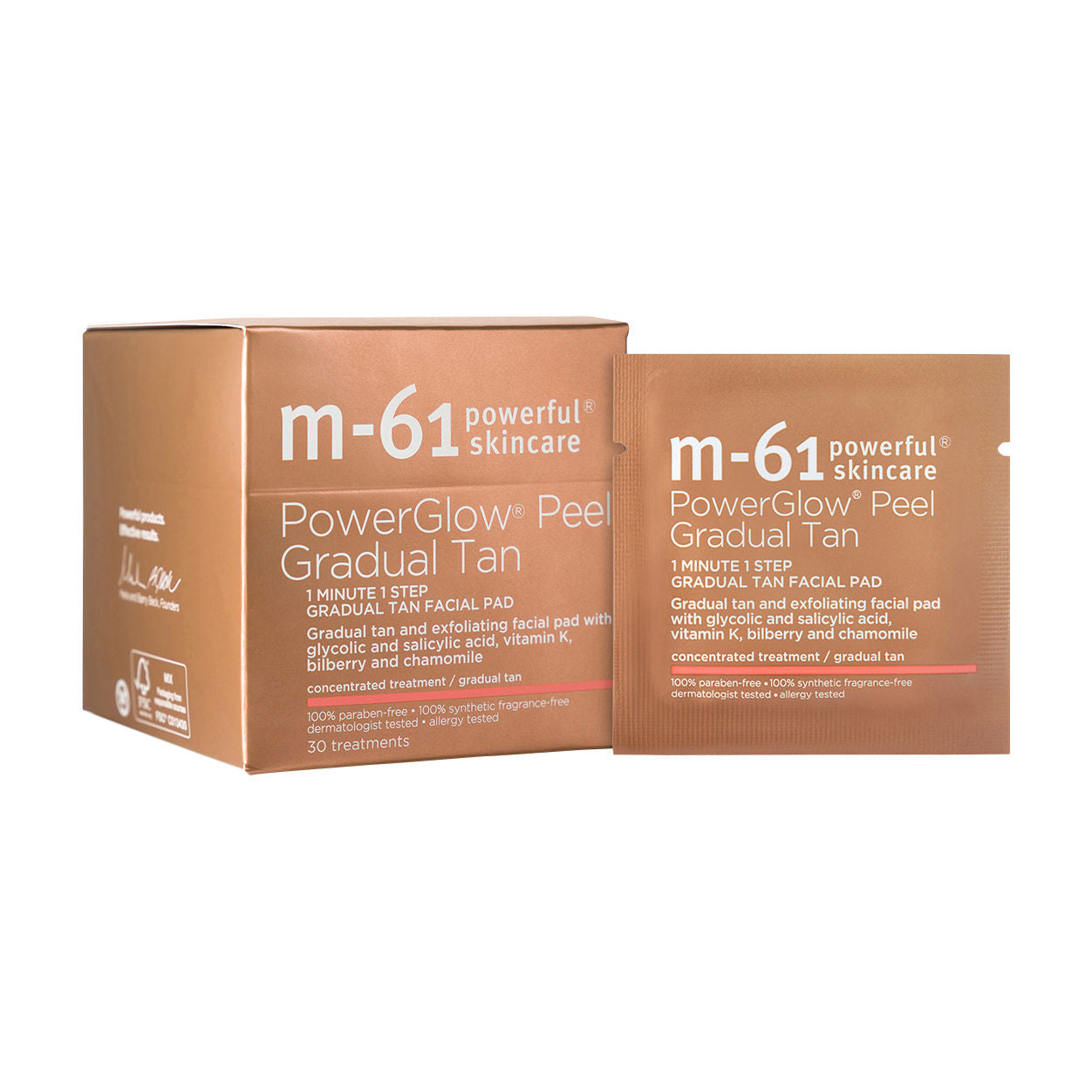 M-61 Powerglow Peel Gradual Tan variant: 30 treatments main image