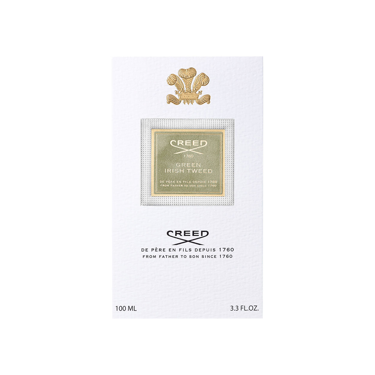 Image of the Creed Green Irish Tweed variant: 3.33 fl oz box