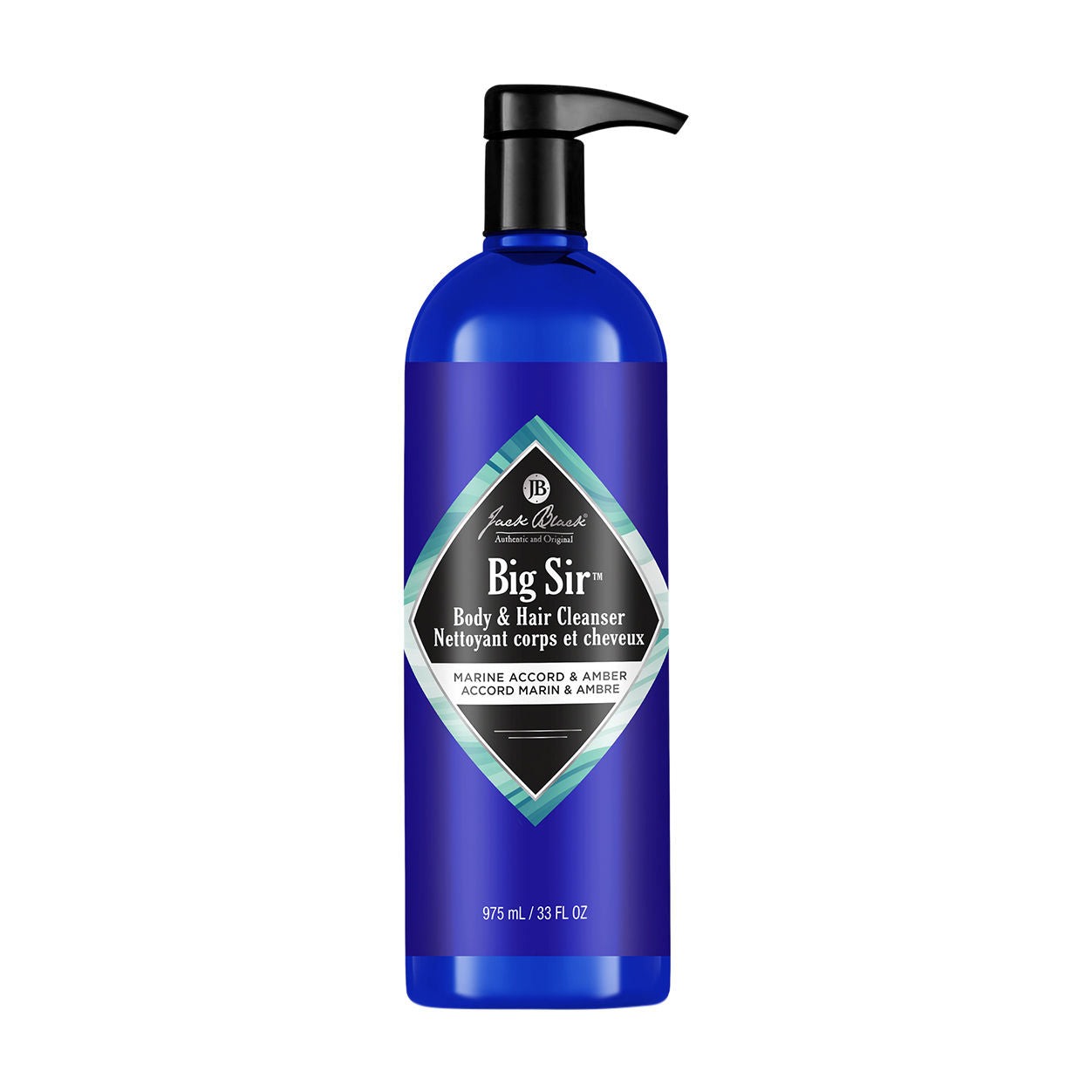 Jack Black Big Sir Body and Hair Cleanser with Marine Accord and Amber variant: 33 fl oz main image