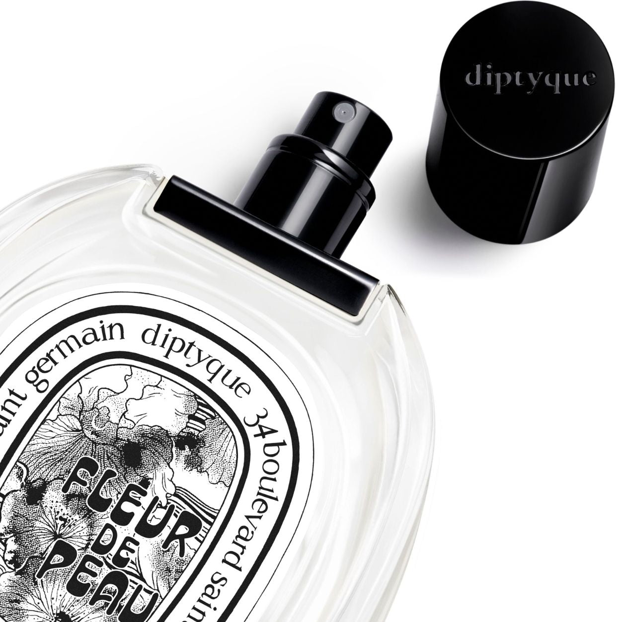 Image of an open Diptyque Fleur de Peau Eau de Toilette variant: 3.4 fl oz