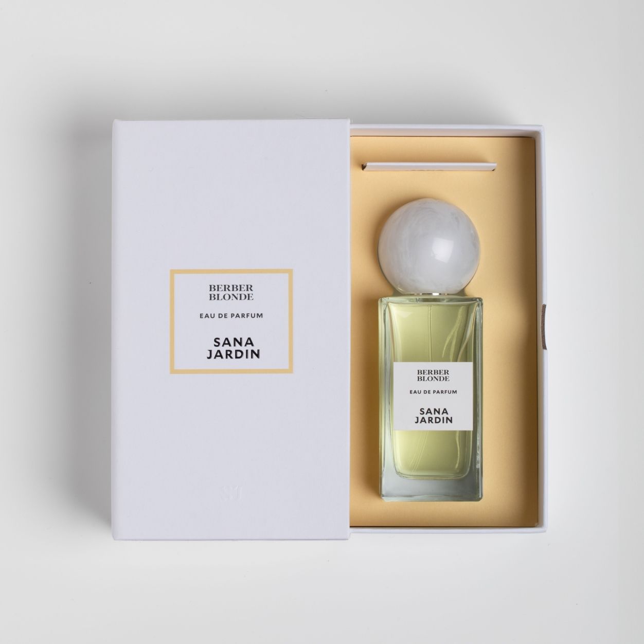 Image of the Sana Jardin Berber Blonde Eau de Parfum variant: 3.4 fl oz box
