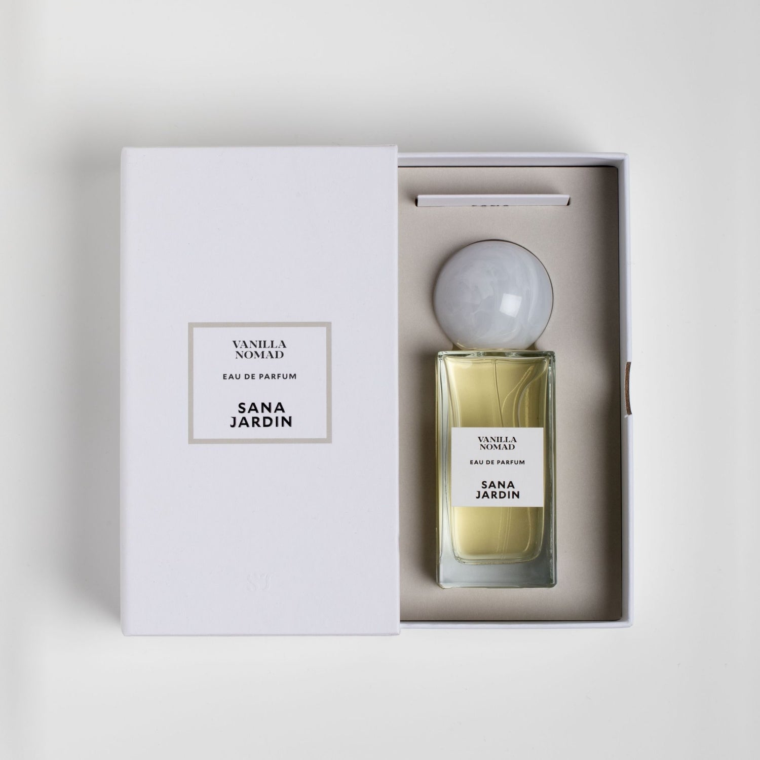 Image of the Sana Jardin Vanilla Nomad Eau de Parfum variant: 3.4 fl oz box