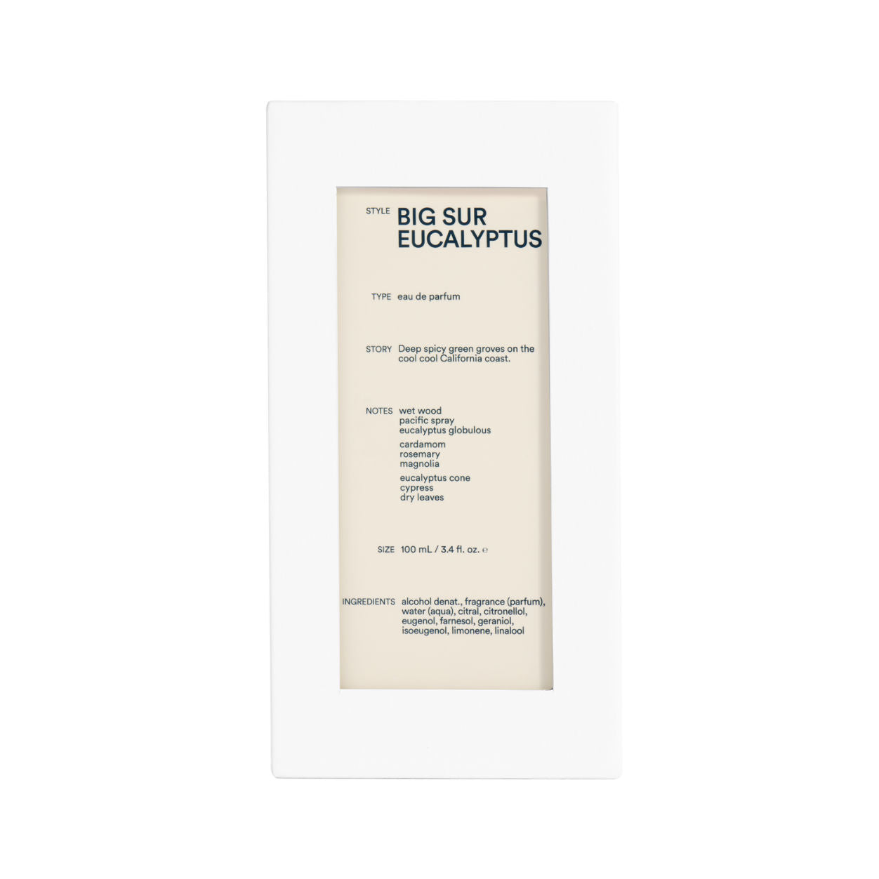Image of the D.S. & Durga Big Sur Eucalyptus Eau de Parfum variant: 3.4 fl oz box