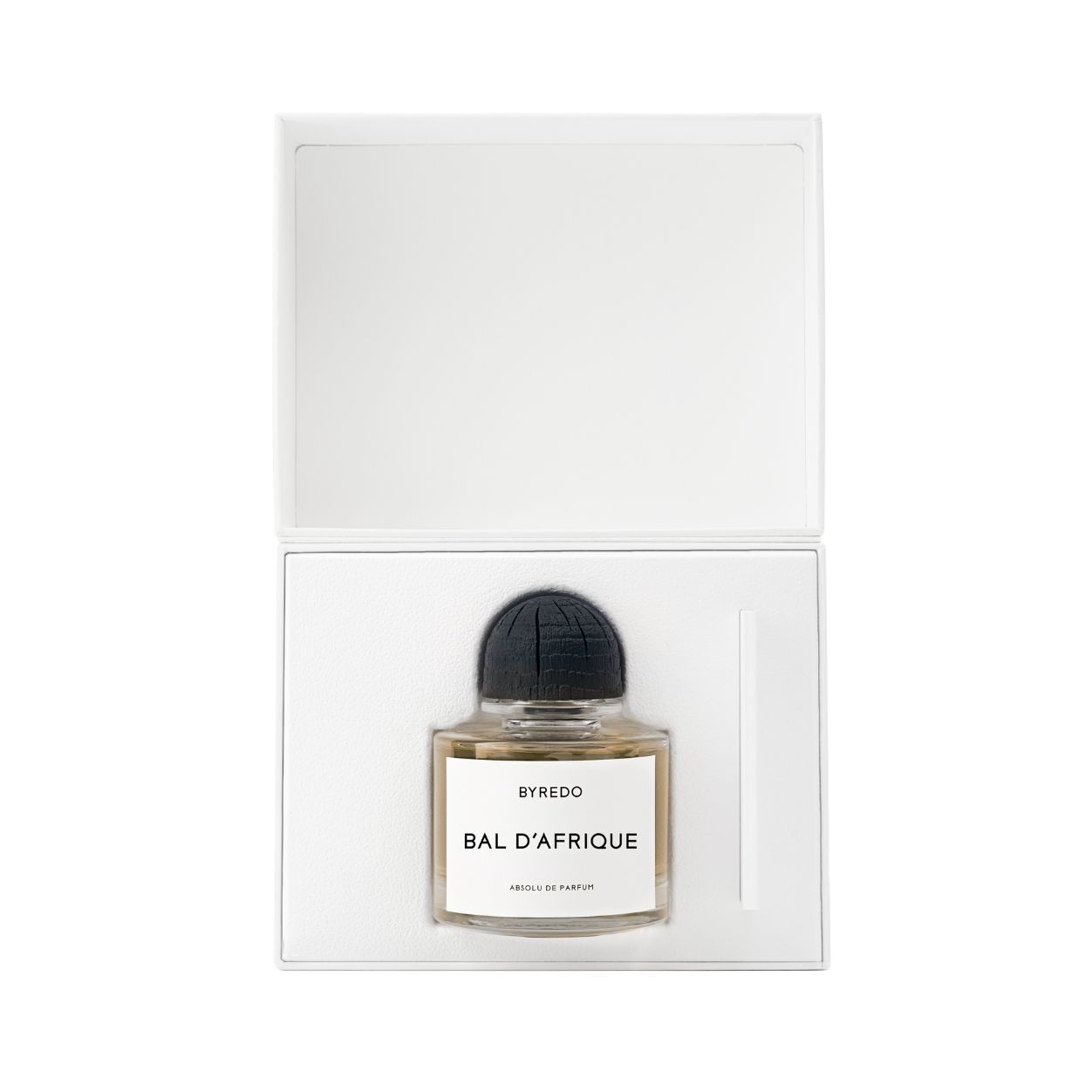 Image of an open Byredo Bal d'Afrique Absolu Parfum variant: 3.4 fl oz