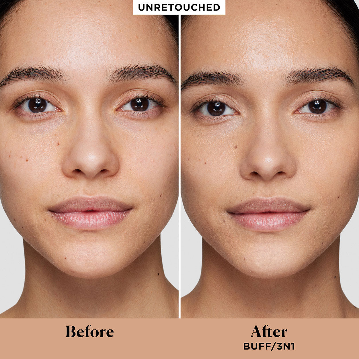 Before and after results of using variant: 3N1 Buff