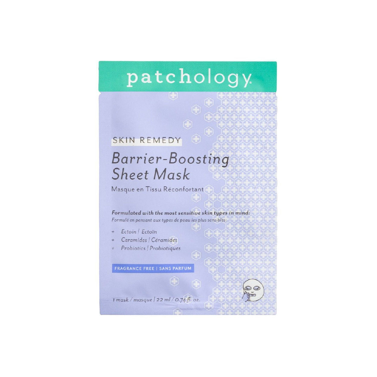 Patchology Skin Remedy Barrier-Boosting Sheet Mask - 4 Pack variant: 4-Pack main image