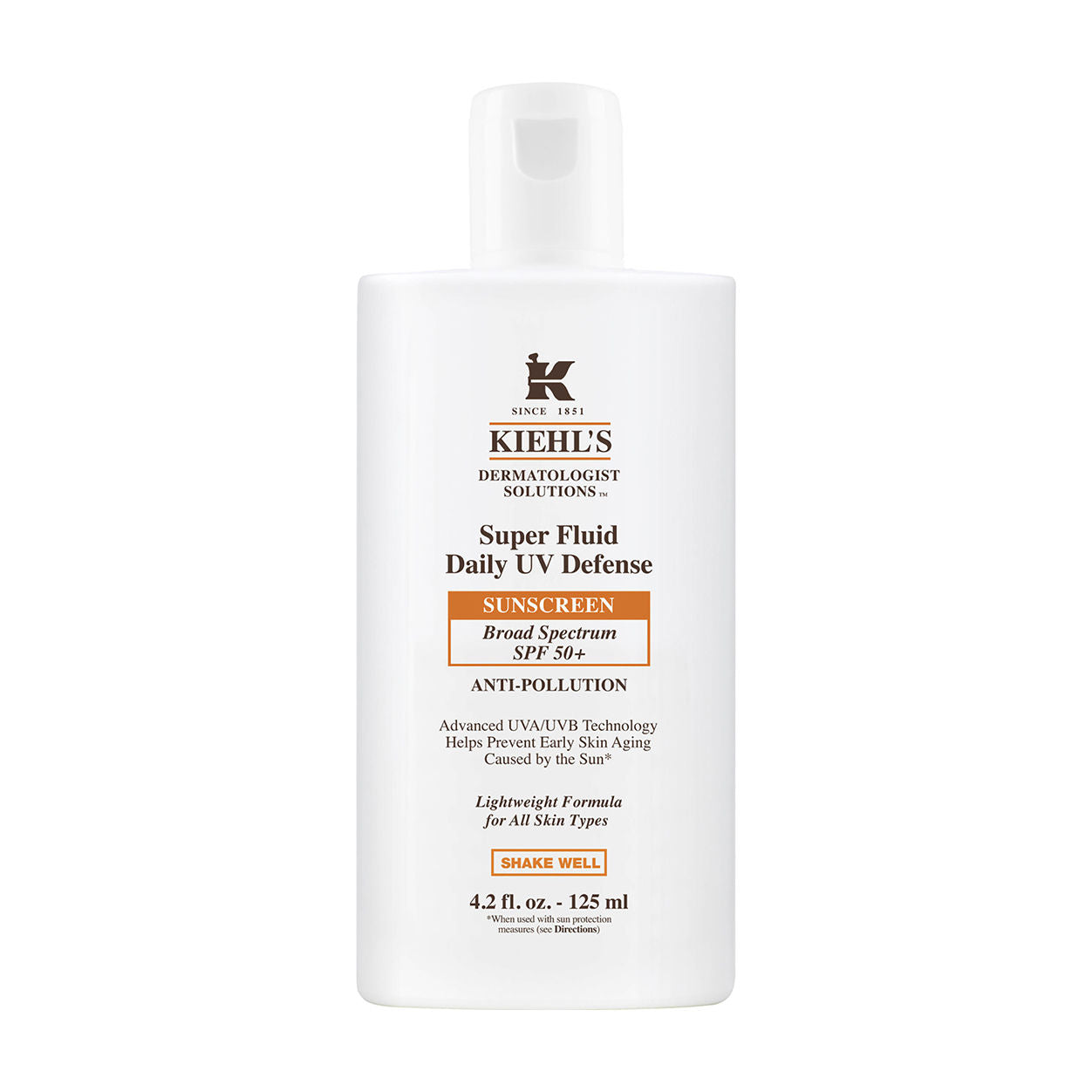 Kiehl's Since 1851 Super Fluid Daily UV Defense Broad Spectrum SPF 50+ variant: 4.2 fl oz main image