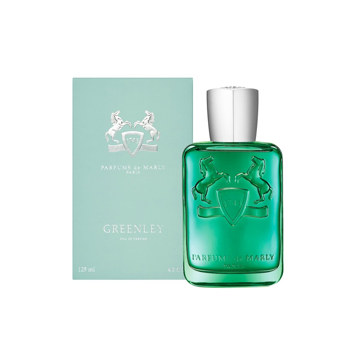 Image of the Parfums de Marly Greenley Eau de Parfum variant: 4.2 fl oz box