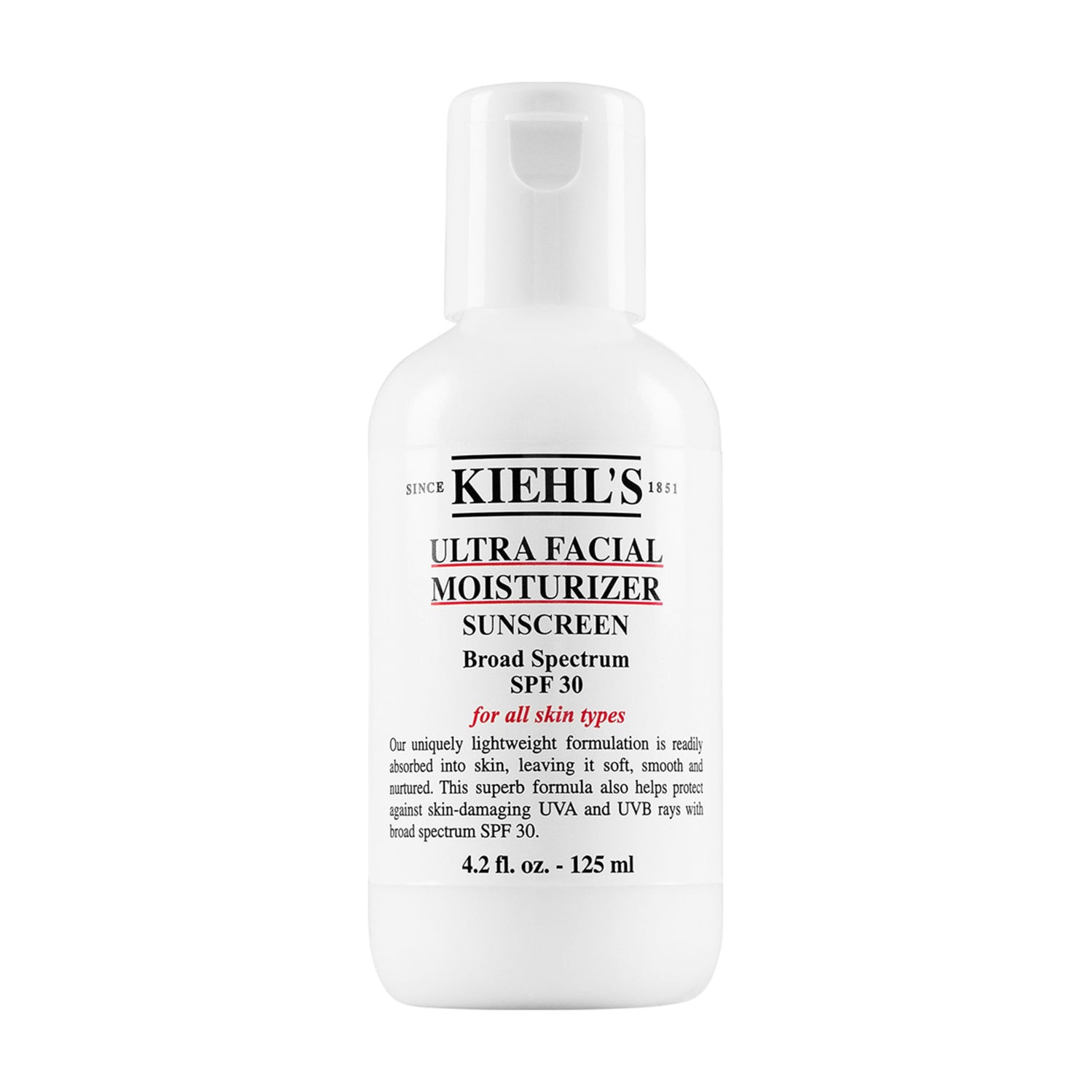 Kiehl's Since 1851 Ultra Facial Moisturizer SPF 30 Size variant: 4.2 Oz main image.