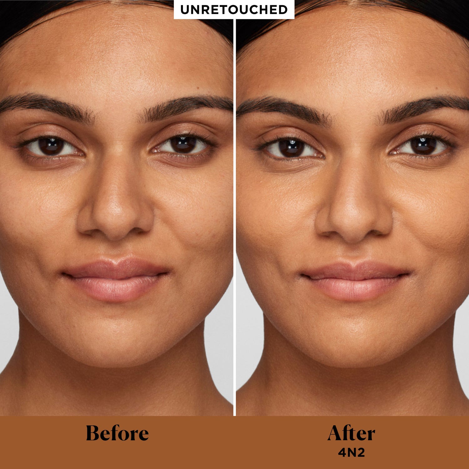 Before and after results of using Laura Mercier Real Flawless Weightless Perfecting Concealer variant: 4N2