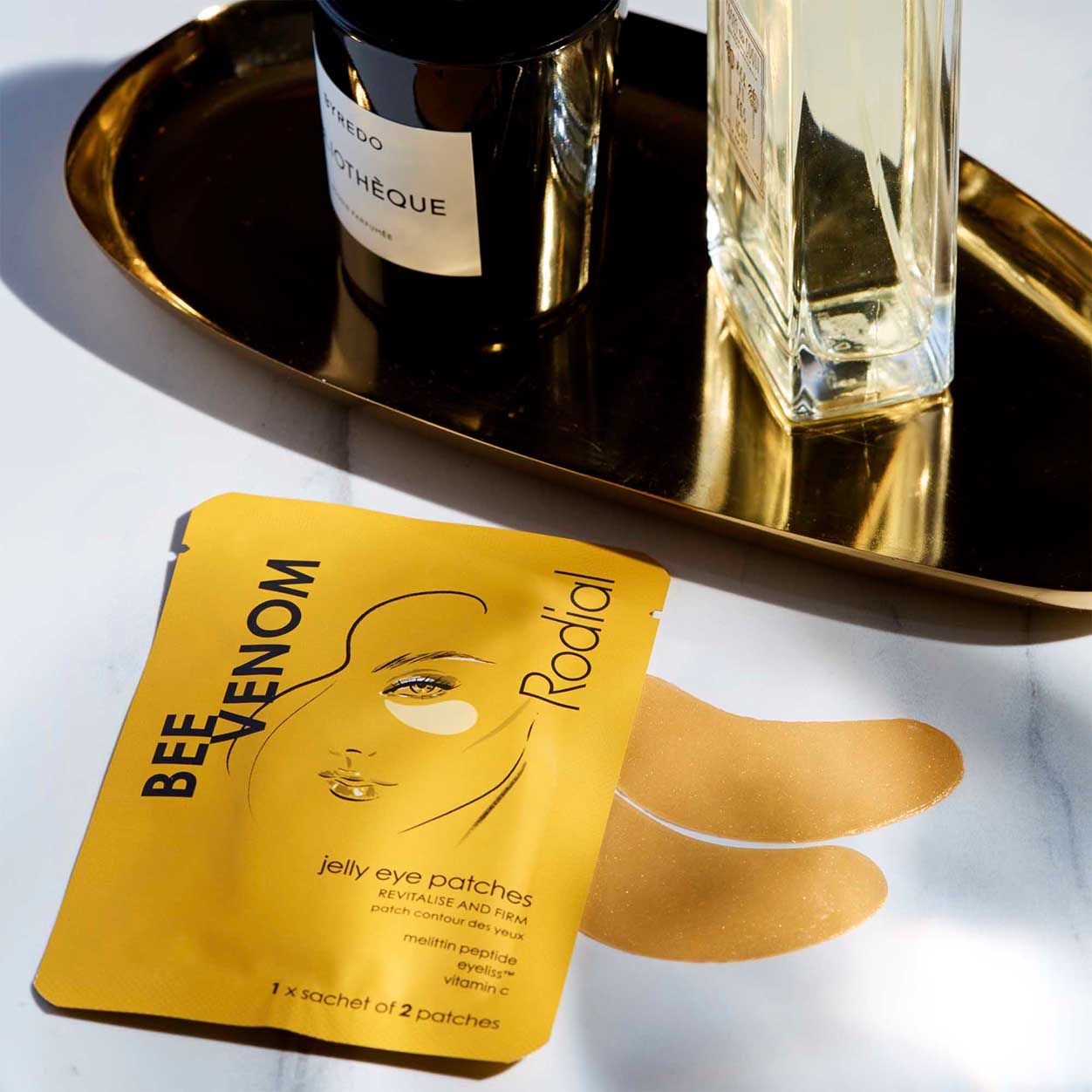 Lifestyle image of Rodial Bee Venom Jelly Eye Patches variant: 4 treatments