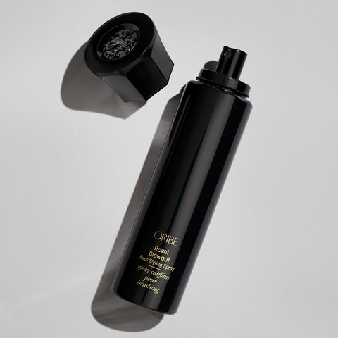 Lifestyle image of Oribe Royal Blowout Heat Styling Spray variant: 5.9 oz