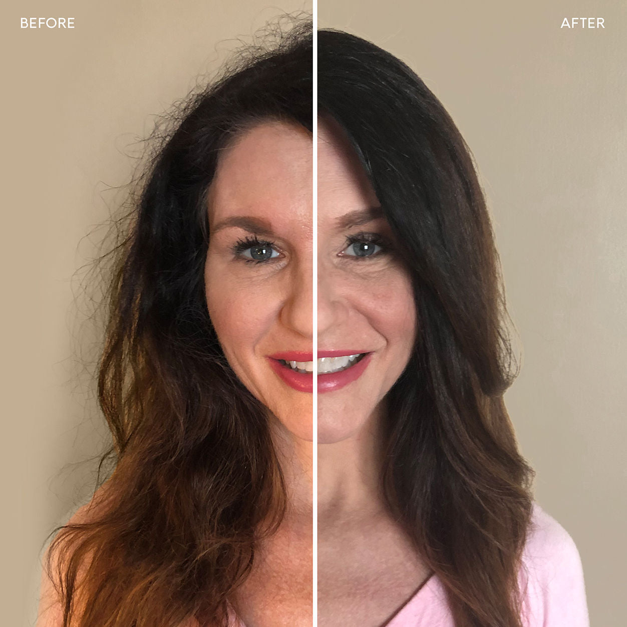 Before and after results of using Seen Blow-Out Creme variant: 5 fl oz