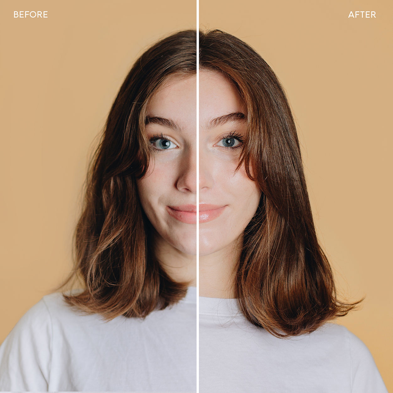 Before and after results of using Seen Blow-Out Creme variant: 5 fl oz