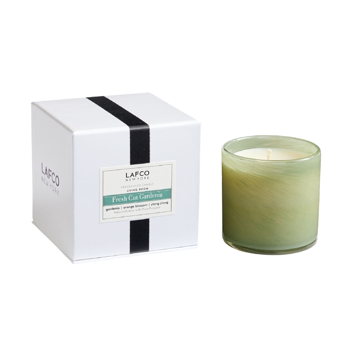 Lafco Fresh Cut Gardenia Candle variant: 6.5 oz (Classic) main image