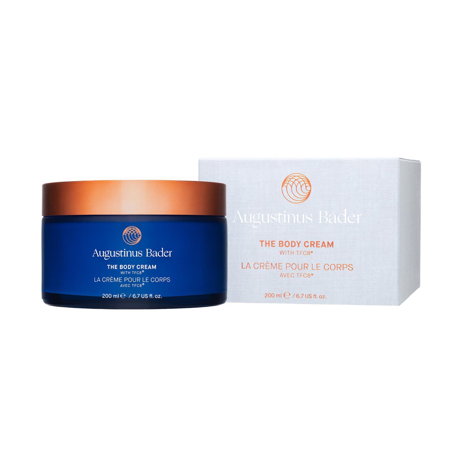 Image of an open Augustinus Bader The Body Cream variant: 6.7 fl oz