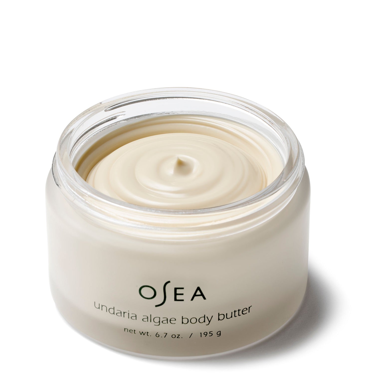 Image of an open OSEA Undaria Algae Body Butter variant: 6.7 oz