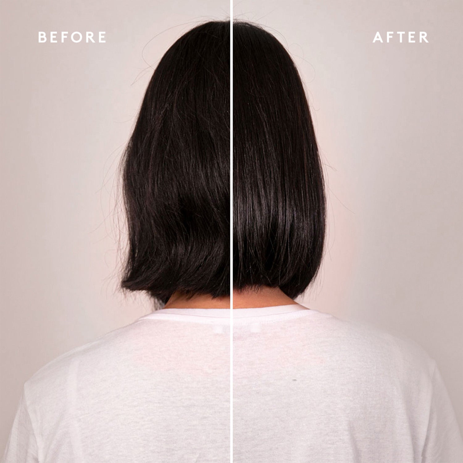Before and after results of using Virtue Full Conditioner variant: 6.7 fl oz