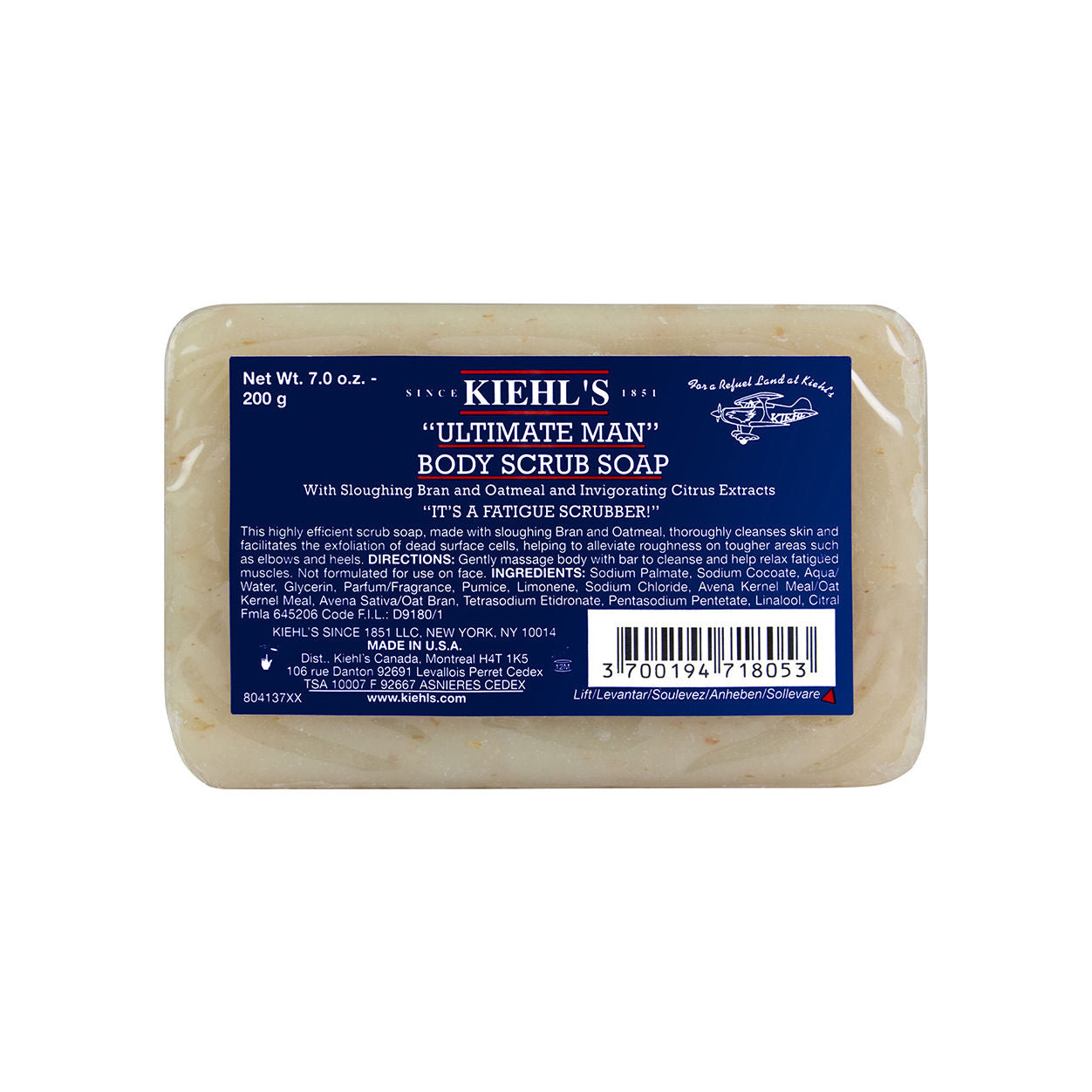 Kiehl's Since 1851 Ultimate Man Body Scrub Soap variant: 7 oz main image