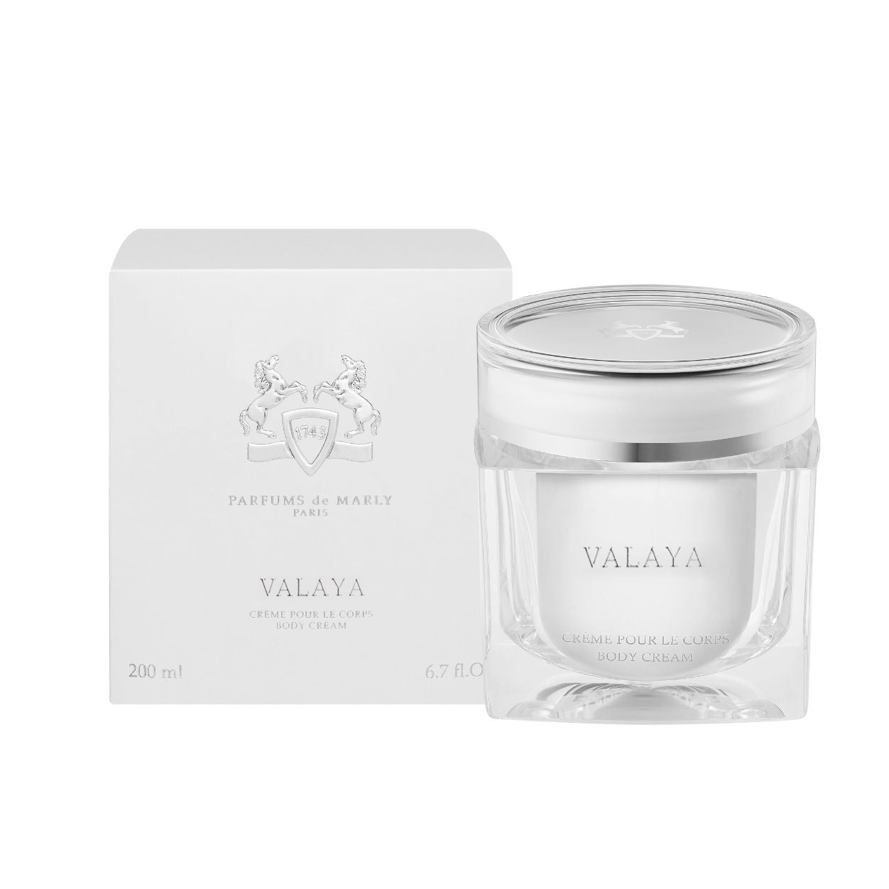 Image of the Parfums de Marly Valaya Body Cream variant: 7 oz box