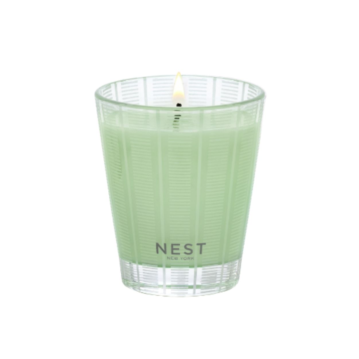 Image of an open Nest Cucumber & White Sage Candle variant: 8.1 oz (Classic)