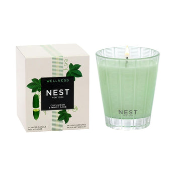 Nest Cucumber & White Sage Candle variant: 8.1 oz (Classic) main image