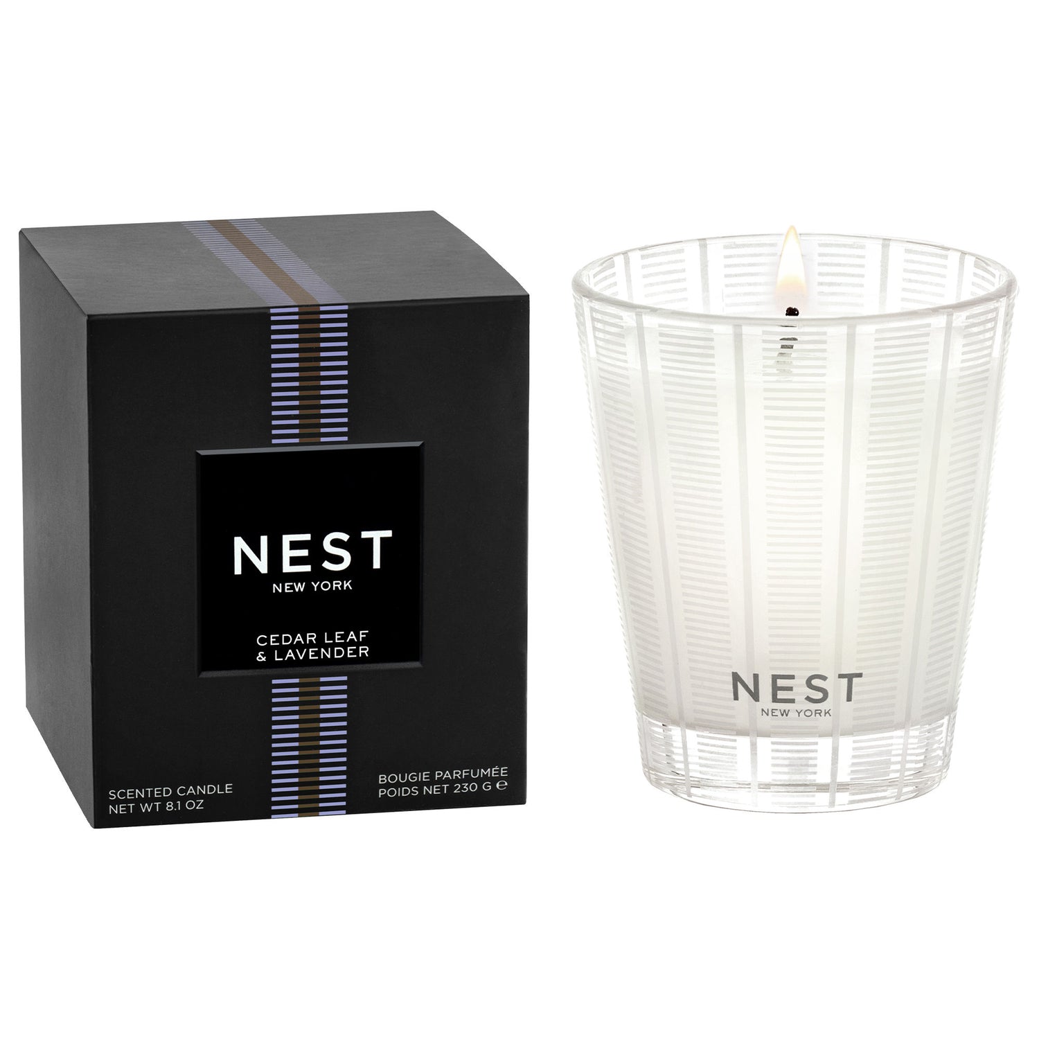 Nest Cedar Leaf & Lavender Candle variant: 8.1 oz (Classic) main image