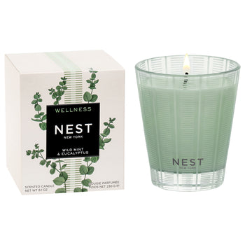 Nest Wild Mint & Eucalyptus Candle variant: 8.1 oz (Classic) main image
