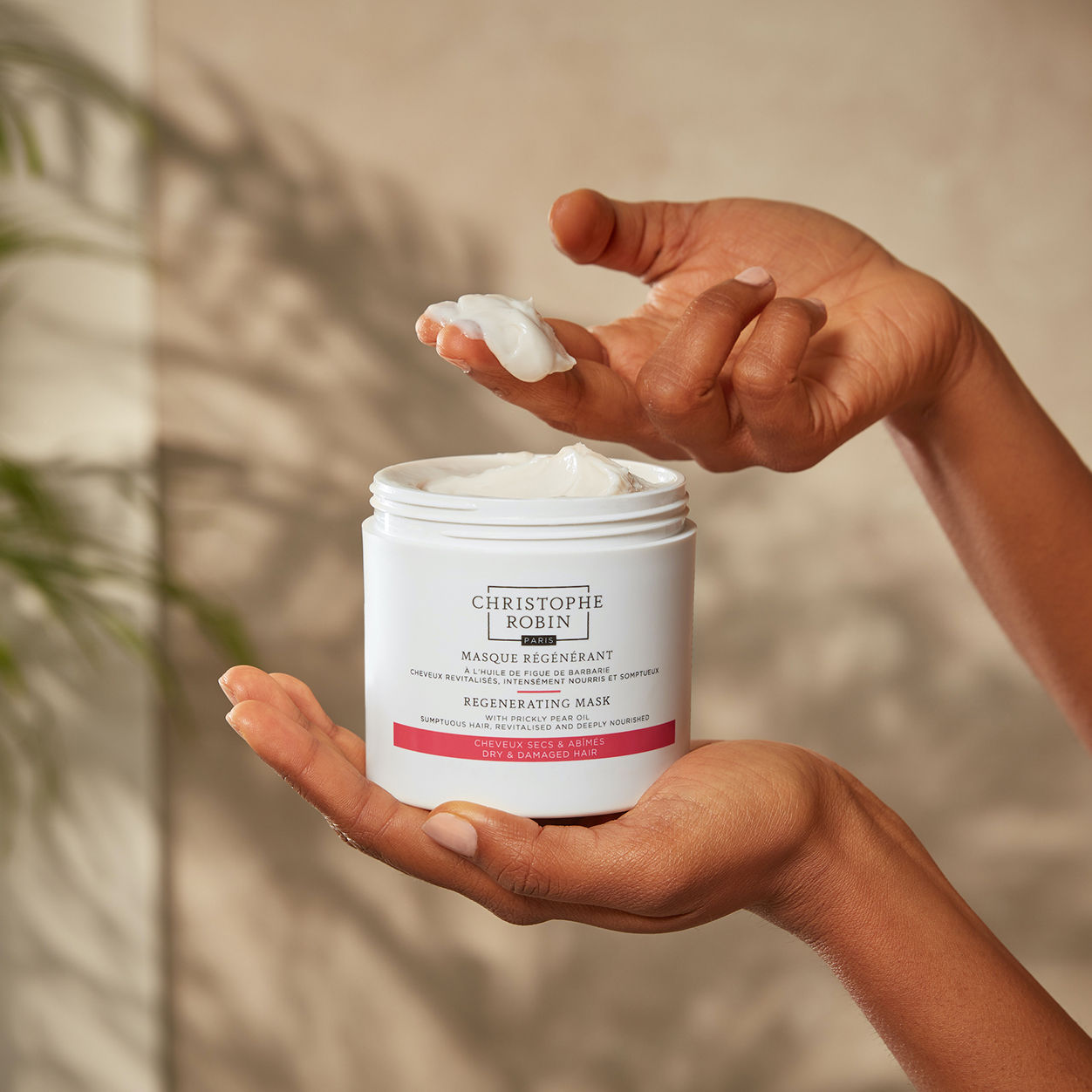Model image of Christophe Robin Regenerating Mask With Rare Prickly Pear Seed Oil variant: 8.4 fl oz
