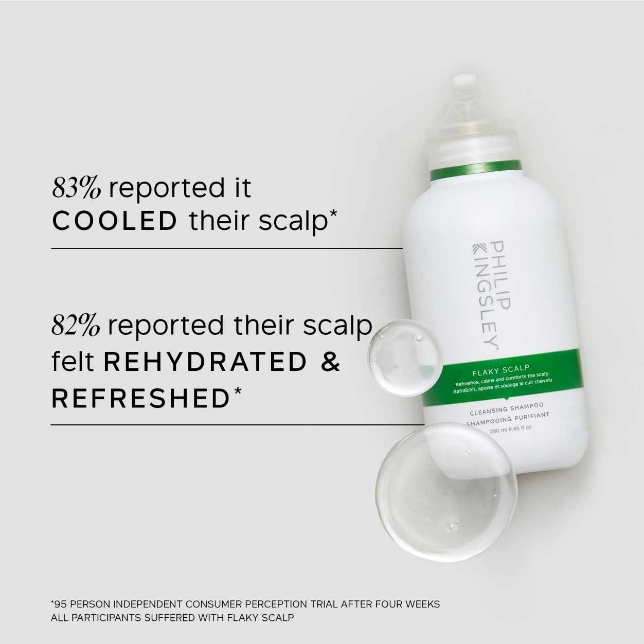 Lifestyle image of Philip Kingsley Flaky Scalp Cleansing Shampoo variant: 8.4 fl oz