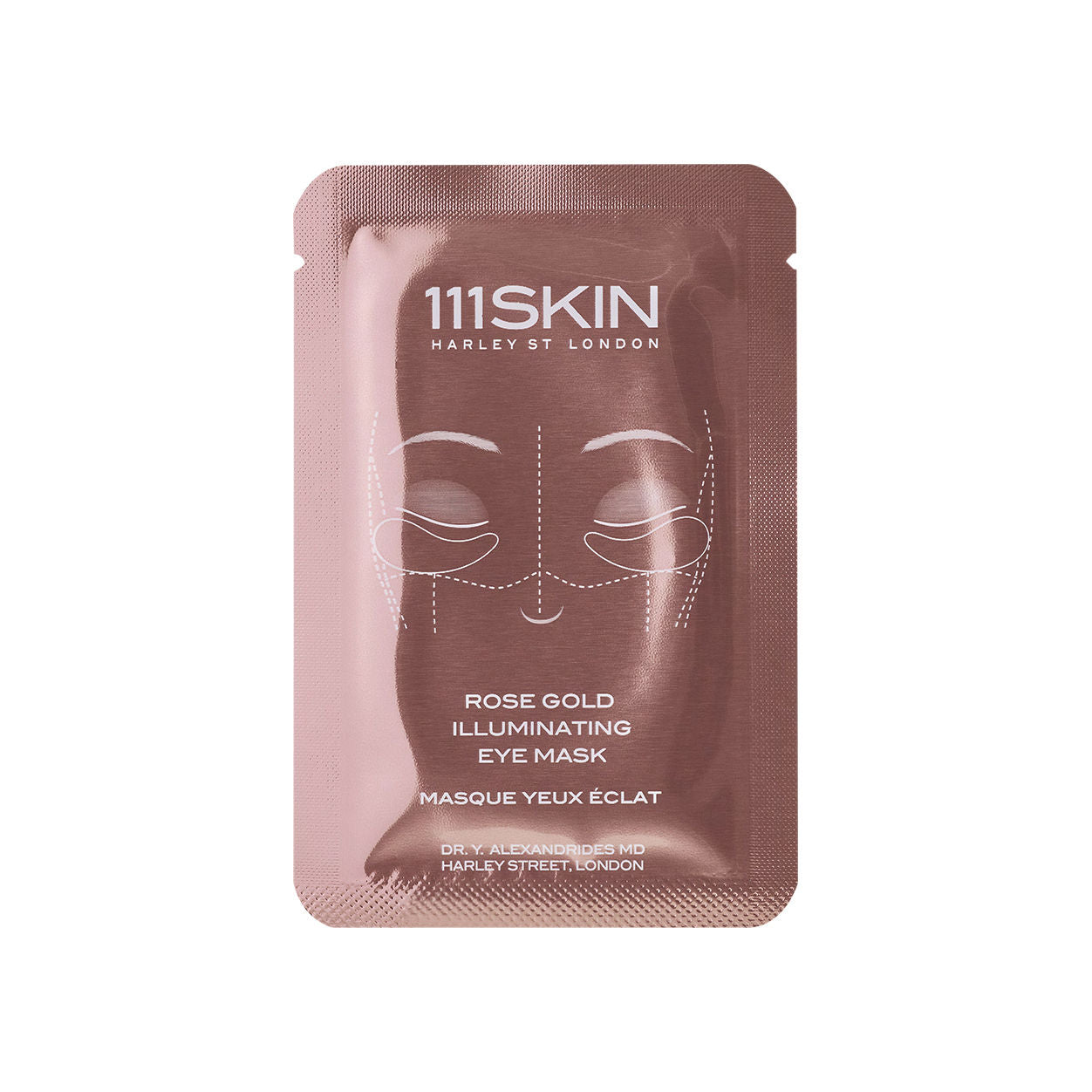Image of the 111SKIN Rose Gold Illuminating Eye Mask variant: 8 Treatments box