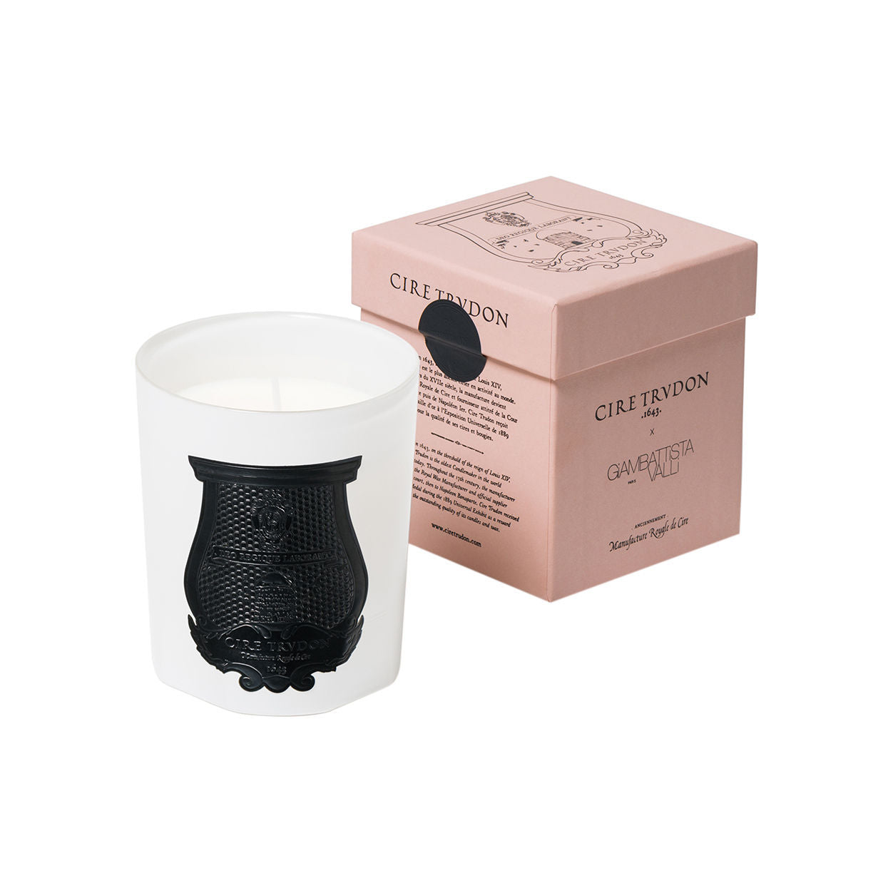 Image of the Trudon Giambattista Valli Candle variant: 9.5 oz (Black) box