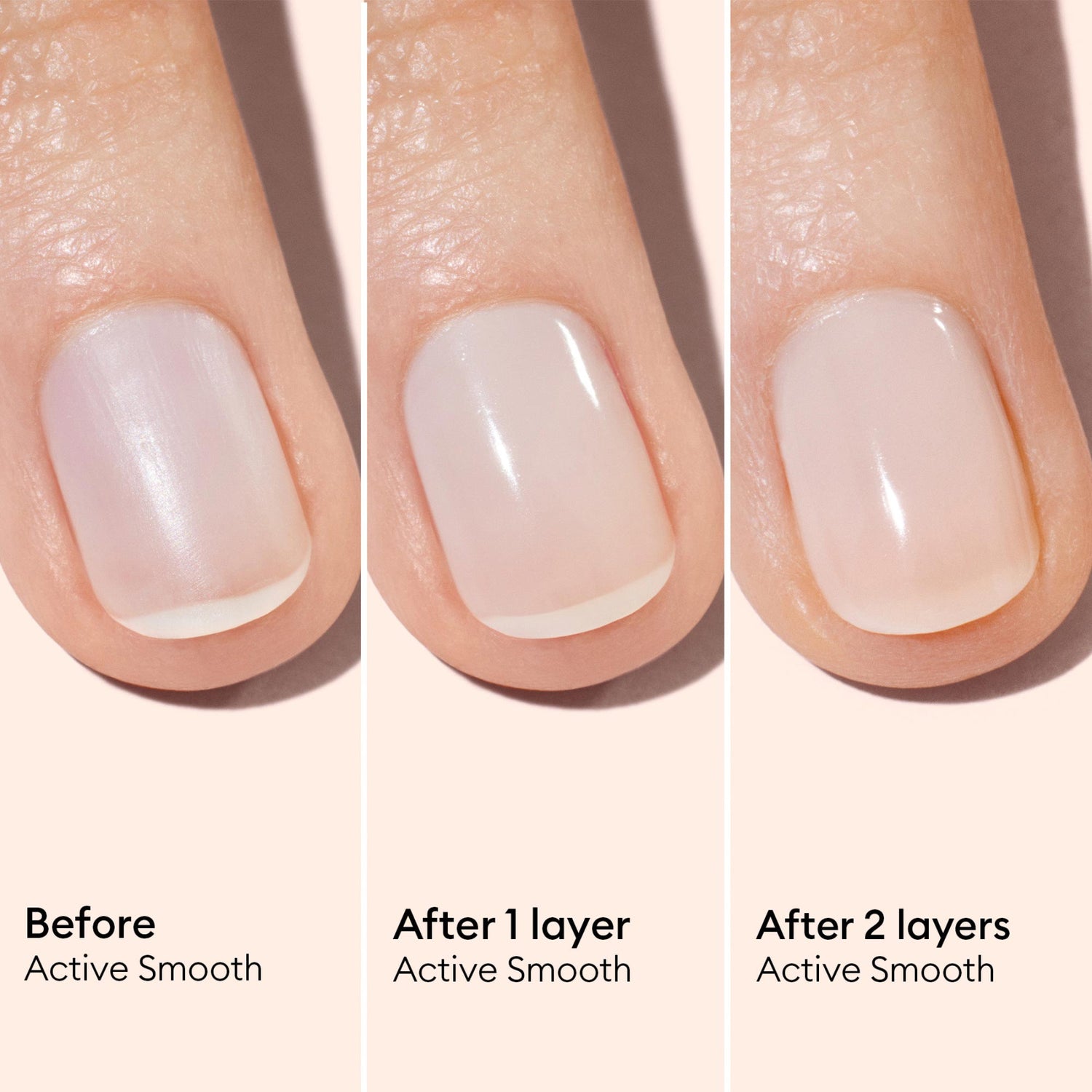 Before and after results of using Manucurist Active smooth 00 variant: Active Smooth 00