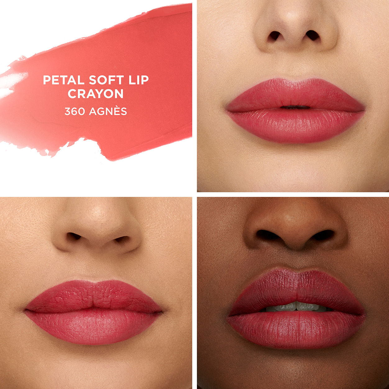 Model image of Laura Mercier Petal Soft Lip variant: Agnès
